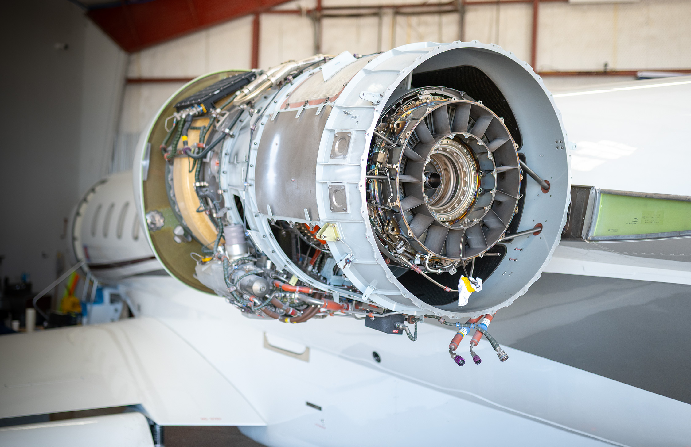 Honeywell HTF7000 engine on a Bombardier Challenger